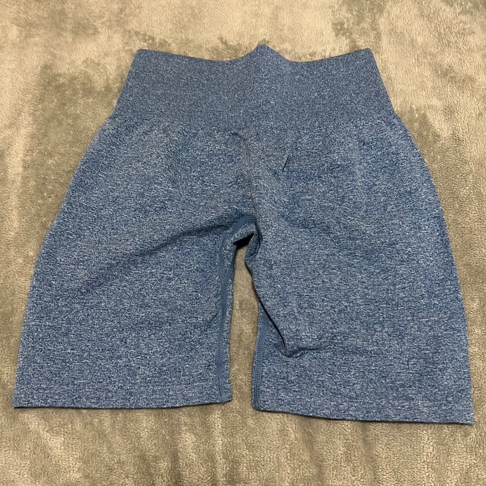 NVGTN Sky Blue Scrunch Shorts